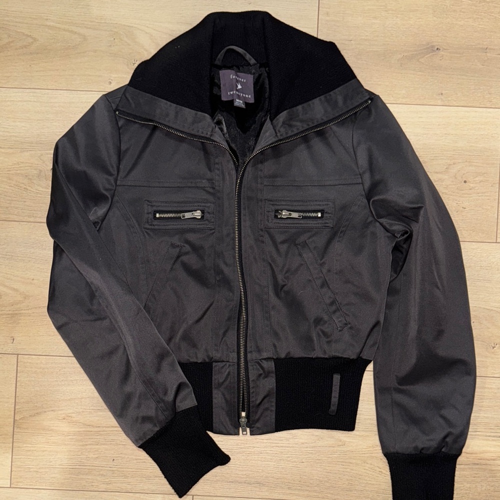 Forever 21 Black Leather Jacket